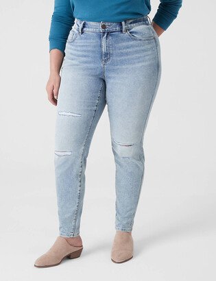 Curvy Fit High-Rise Skinny Jeans-AA