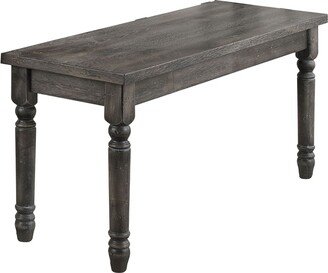 Wallace Weathered Blue Washed Bench