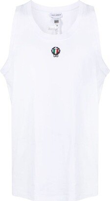 Logo-Embroidery Tank Top