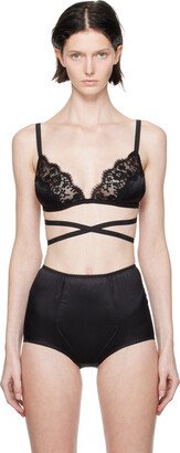 Black Triangle Bra