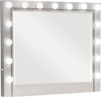 Furniture Eleanor Rectangular Dresser Mirror with Light