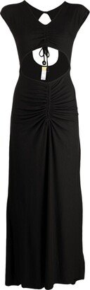 Ailana ruched maxi dress