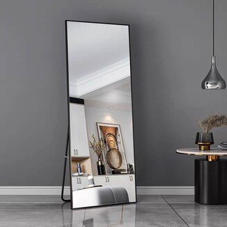 Solid Wood Frame Full-length Mirror-AA