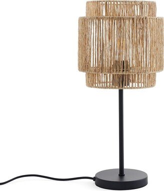 La Redoute Interieurs Yaku Metal and Hemp Table Lamp