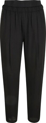 High-waist Layered Trousers