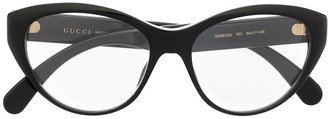 Cat-Eye Logo-Embellished Glasses