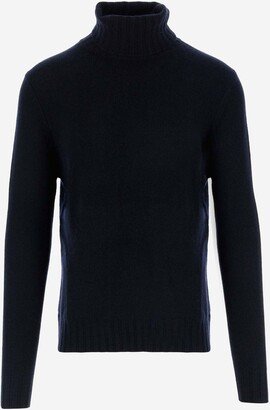 Wool And Cashmere Blend Turtleneck-AA