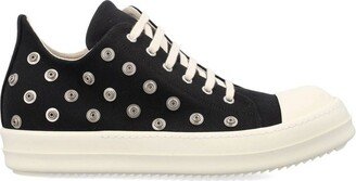 Allover Eyelet Low-Top Sneakers