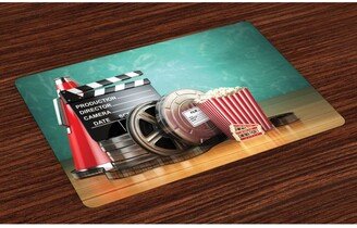 Movie theater Place Mats, Set of 4