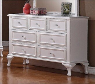 Isabella Youth 7 Drawer Dresser White