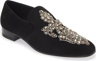 Crystal Embellished Evening Slipper