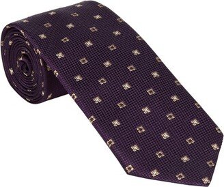 Silk tie-BL