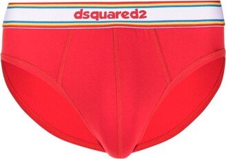 Elasticated Logo-Waistband Boxers