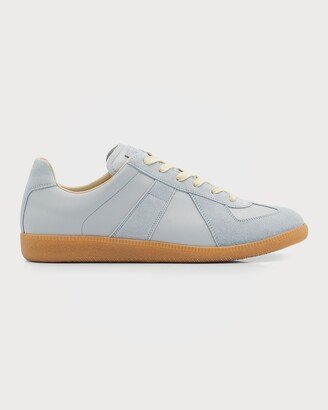 Men's Replica Leather/Suede Low-Top Sneakers