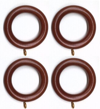 7 Pc/1 3/8 Inch Rod Wood Pole Ring For 3/8