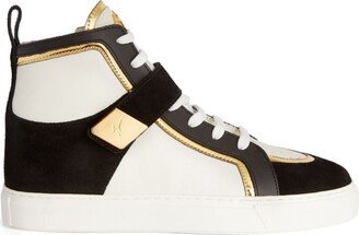 Zenas high-top leather sneakers