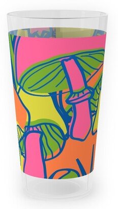 Outdoor Pint Glasses: Psychedelic Daydream - Neon And Blue Outdoor Pint Glass, Multicolor