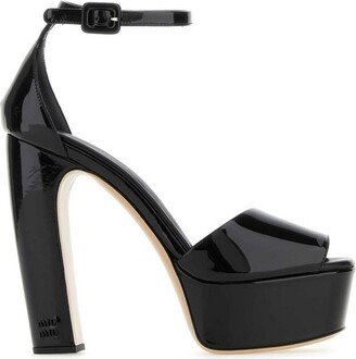 Ankle-Strap Platform Sandals-AC