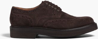 Suede brogues