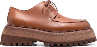 Lace-Up Leather Oxford Shoes-AO