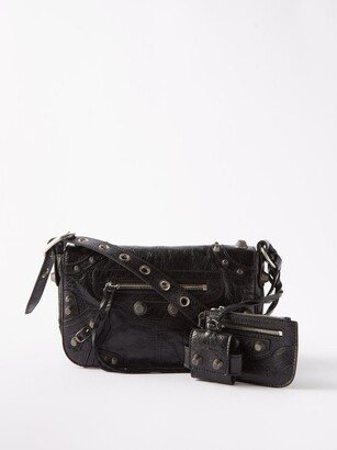 Le Cagole Xs Crinkled-leather Cross-body Bag