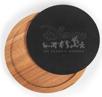 Disney 100 Insignia Acacia and Slate Charcuterie Board with Cheese Tools