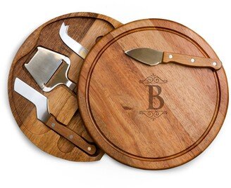 Monogram Circo Cheese Cutting Board Tools Set