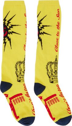 Yellow 'Royal Icarus' Socks