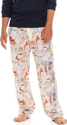 Drew Equus Horse Print Linen Pajama Pants