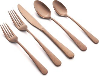 Keene Hammered Satin 20-Piece Flatware Set, Service for 4