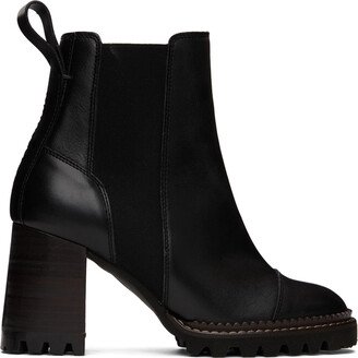 Black Mallory Chelsea Boots