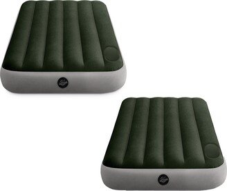 Dura-Beam Standard Downy Airbed w/ Built-In Foot Pump, Twin Size