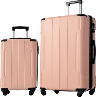 EDWINRAY Luggage 2 Piece Sets Suitcases Expandable Lightweight Carry-on Travel Sets with TSA Lock, Hardside Spinner Luggage Sets