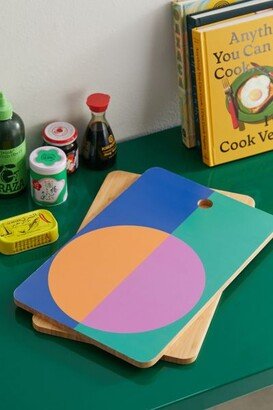 Deny Colorblock Abstract Cutting Board