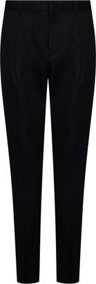 Logo-Tag Straight-Leg Tailored Trousers