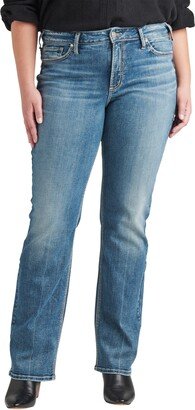 Suki Mid Rise Slim Bootcut Jeans-AA