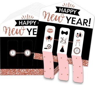 Big Dot Of Happiness Rose Gold Happy New Year Nye Party Game Pickle Cards Pull Tabs 3-in-a-Row 12 Ct