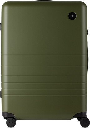 Monos Green Classic Medium Check-In Suitcase