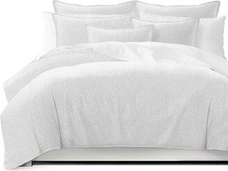 6ix Tailors Kendra White Pearl Coverlet and Pillow Sham