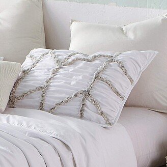 Byourbed BYB Alexandra Textured Standard Sham - White