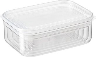 Nested Rectangular Crystal Clear Food Storage Set of 5