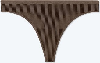 The Feel Free Thong Underwear - Clay