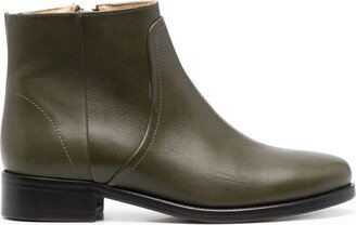 Ankle-Length Leather Boots