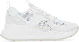 Mesh Panelled Low-Top Sneakers