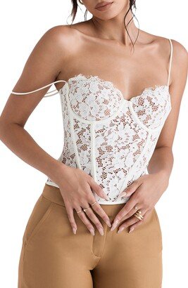 Mila Floral Lace Underwire Corset Camisole