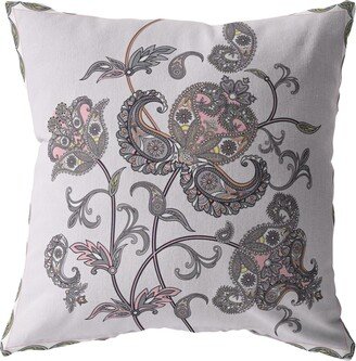 Amrita Sen Designs Amrita Sen Henna Wildflower Indoor Outdoor Pillow