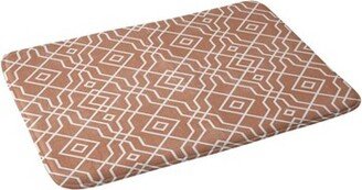 Emanuela Carratoni Baked Earth Memory Foam Bath Mat Rust