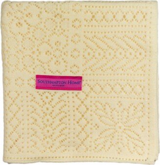 Southampton Home Lace Weave Baby Shawl