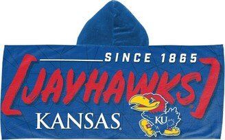 22x51 Kansas Jayhawks Hooded Youth Beach Towel