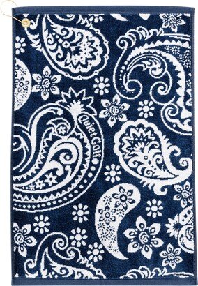 Quiet Golf Paisley Cotton Golf Towel